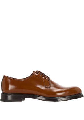 Ortigni lace-up flat shoes - Brown