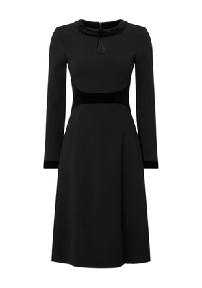 JANE Wilder keyhole velvet midi dress - Black