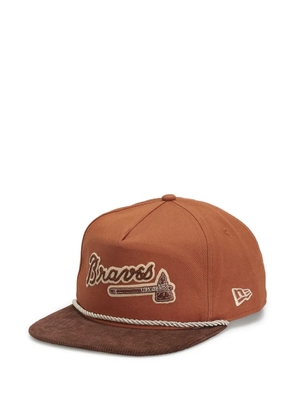 NEW ERA CAP x Atlanta Braves cotton-blend cap - Brown