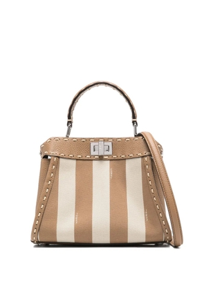 FENDI mini Peekaboo tote bag - Brown
