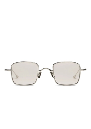 Peter And May square-frame titanium sunglasses - Silver