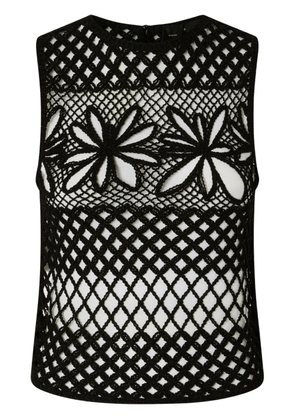 PINKO open-knit top - Black