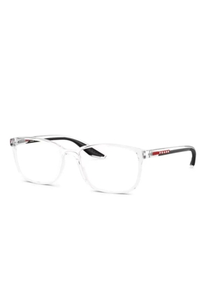 Prada Linea Rossa 07RV rectangle-frame glasses - White