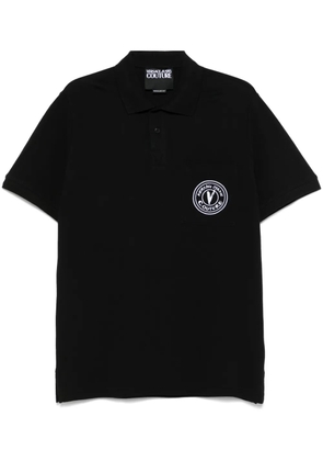 Versace Jeans Couture V-Emblem polo shirt - Black