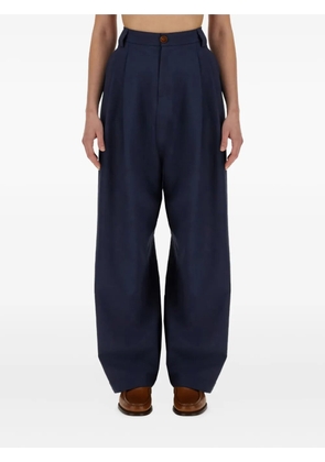 Alysi pleated trousers - Blue