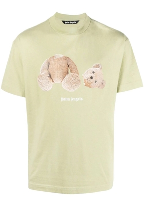 Palm Angels Teddy Bear cotton T-Shirt - Green