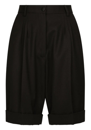 Dolce & Gabbana high-waist tailored shorts - Black