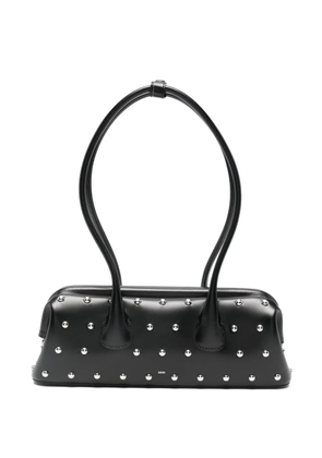 Osoi mini Boat Wide studded shoulder bag - Black
