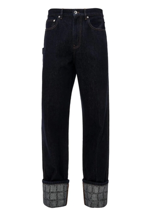 JW Anderson straight leg mid-rise jeans - Blue