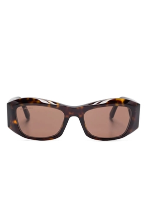 Balenciaga Eyewear rectangle-frame sunglasses - Brown