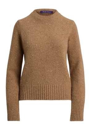 Ralph Lauren Collection Donegal speckled cashmere sweater - Brown