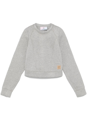 Chiara Ferragni logo-patch sweater - Grey