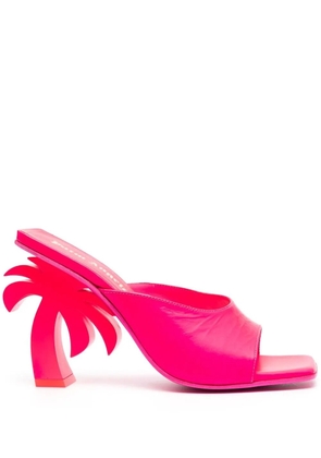 Palm Angels Palm square-toe sandals - Pink