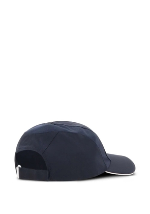 Ea7 Emporio Armani panelled logo baseball cap - Blue