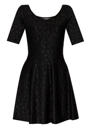 Versace Medusa jacquard mini dress - Black