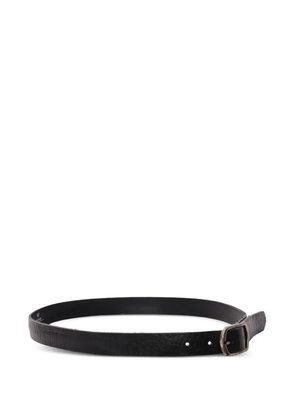 Weekend Max Mara Vignola embossed leather belt - Black