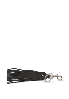 Valentino Garavani leather-tassel keyring - Black
