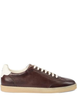 Brunello Cucinelli leather sneakers - Brown