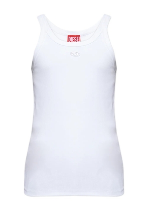 Diesel T-wife-dco logo-detail tank top - White