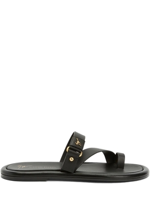 Giuseppe Zanotti Taanguy leather sandals - Black