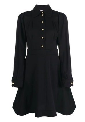 Moschino A-line mini shirt dress - Black
