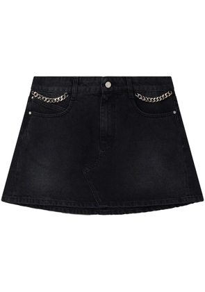 Stella McCartney Falabella denim mini skirt - Black