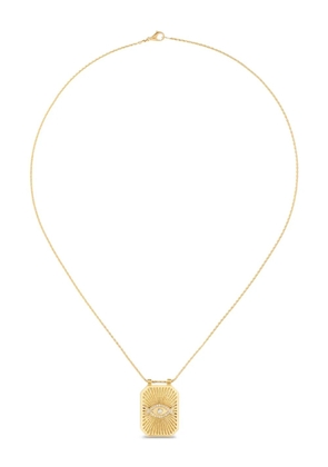 Marie Lichtenberg Eye diamond scapular necklace - Gold