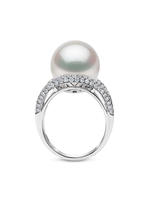 Yoko London Duchess diamond and pearl ring - Silver