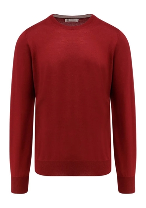 Brunello Cucinelli round-neck cashmere sweater - Red