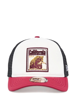 NEW ERA CAP graphic-patch trucker cap - Black