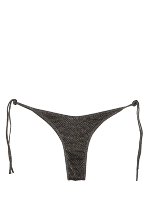 Palm Angels lurex bikini bottoms - Black