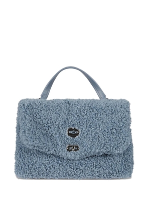 Zanellato Postina leather top-handle tote bag - Blue
