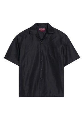 Gucci GG faille shirt - Black