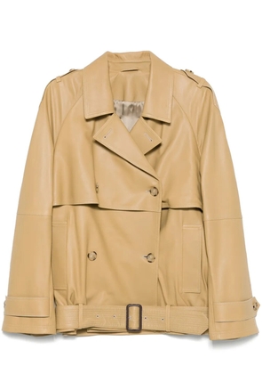 TOTEME leather jacket - Neutrals