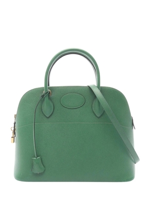 Hermès Pre-Owned 1995 Courchevel Bolide 35 satchel - Green