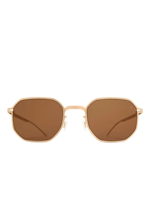 Mykita geometric-frame sunglasses - Gold