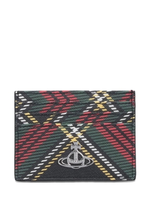 Vivienne Westwood plaid card-holder - Black