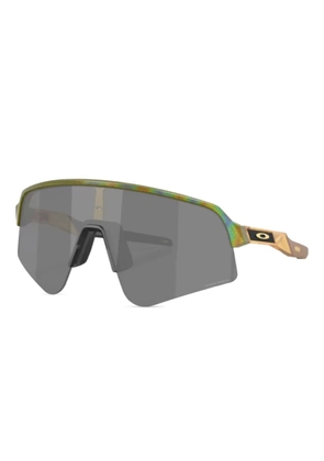 Oakley geometric-frame sunglasses - Green