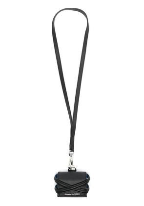 Alexander McQueen logo-print headphone case - Black