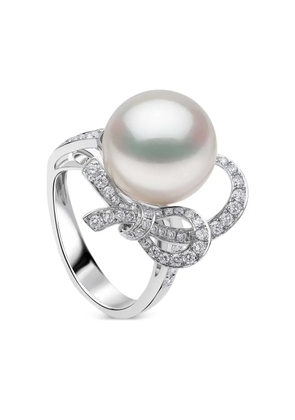 Yoko London Contessa pearl and diamond ring - Silver