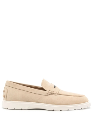 Tod's suede loafers - Neutrals