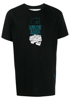 Off-White Dripping Arrows print T-shirt - Black