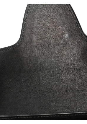 Gucci Pre-Owned Emily Chain Flap Guccissima Leather Small shoulder bag - Black