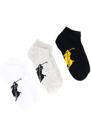 Polo Ralph Lauren pony motif ankle socks - White