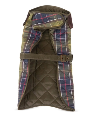 Barbour tartan-print dog coat - Green