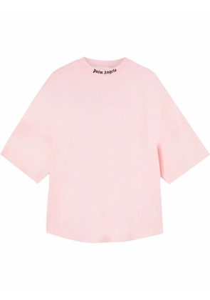 Palm Angels logo-print T-shirt - Pink