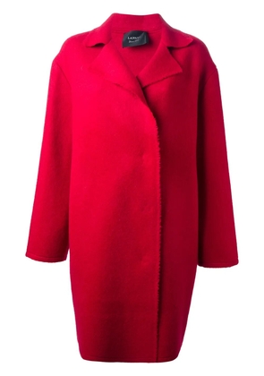 Lanvin single breasted coat - Red