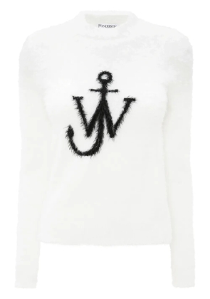 JW Anderson JW Anchor print textured jumper - White