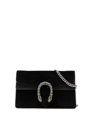 Gucci Pre-Owned 2016-2025 Mini Velvet Dionysus crossbody bag - Black