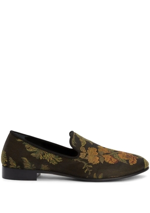 Giuseppe Zanotti Floral loafers - Multicolour